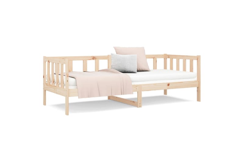beBasic Sohvasänky 90x190 cm täysi mänty - Ruskea - Huonekalut - Sänky - Sänkykehikot & sängynrungot