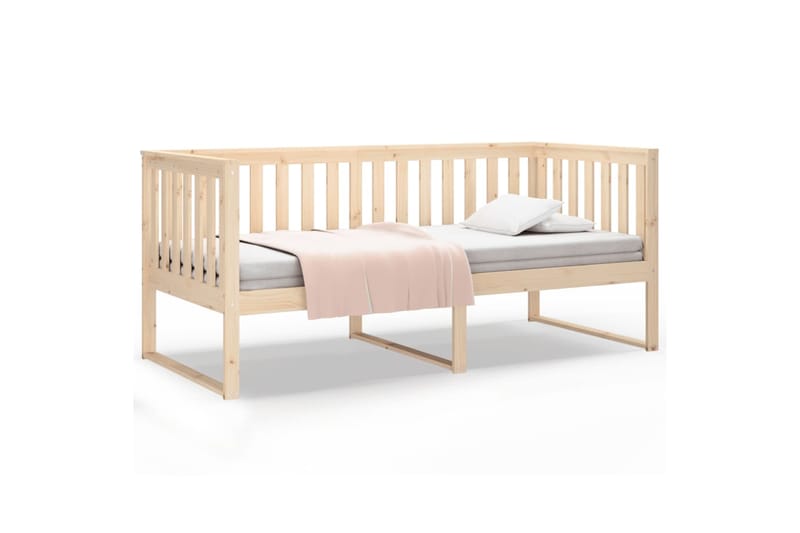 beBasic Sohvasänky 90x190 cm täysi mänty - Ruskea - Huonekalut - Sänky - Sänkykehikot & sängynrungot