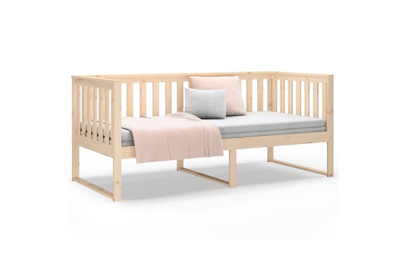 beBasic Sohvasänky 90x190 cm täysi mänty - Ruskea - Huonekalut - Sänky - Sänkykehikot & sängynrungot