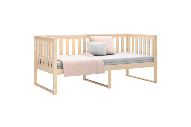 beBasic Sohvasänky 90x190 cm täysi mänty - Ruskea - Huonekalut - Sänky - Sänkykehikot & sängynrungot