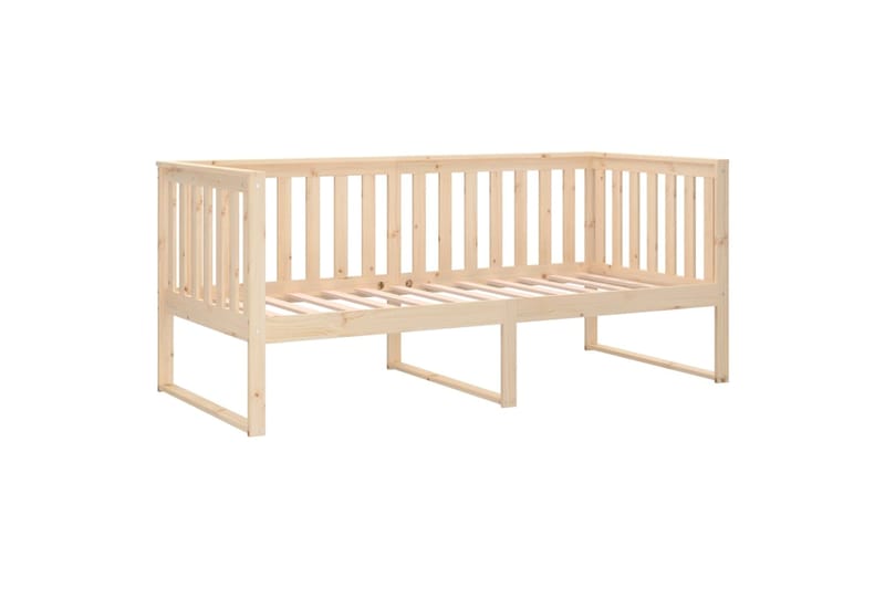 beBasic Sohvasänky 90x190 cm täysi mänty - Ruskea - Huonekalut - Sänky - Sänkykehikot & sängynrungot
