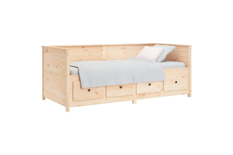 beBasic Sohvasänky 90x190 cm täysi mänty - Ruskea - Huonekalut - Sänky - Sänkykehikot & sängynrungot