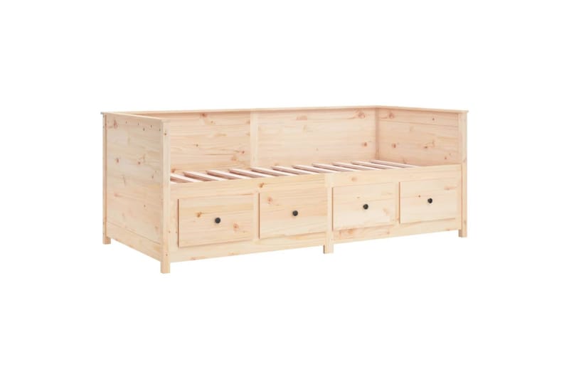 beBasic Sohvasänky 90x190 cm täysi mänty - Ruskea - Huonekalut - Sänky - Sänkykehikot & sängynrungot
