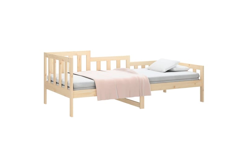 beBasic Sohvasänky 90x200 cm täysi mänty - Ruskea - Huonekalut - Sänky - Sänkykehikot & sängynrungot