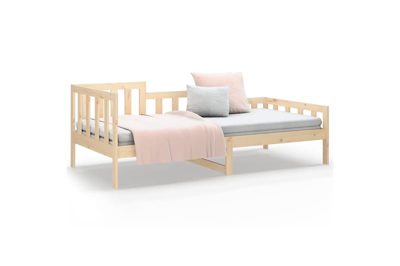 beBasic Sohvasänky 90x200 cm täysi mänty - Ruskea - Huonekalut - Sänky - Sänkykehikot & sängynrungot