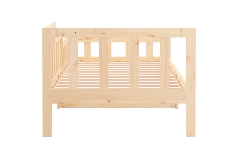 beBasic Sohvasänky 90x200 cm täysi mänty - Ruskea - Huonekalut - Sänky - Sänkykehikot & sängynrungot