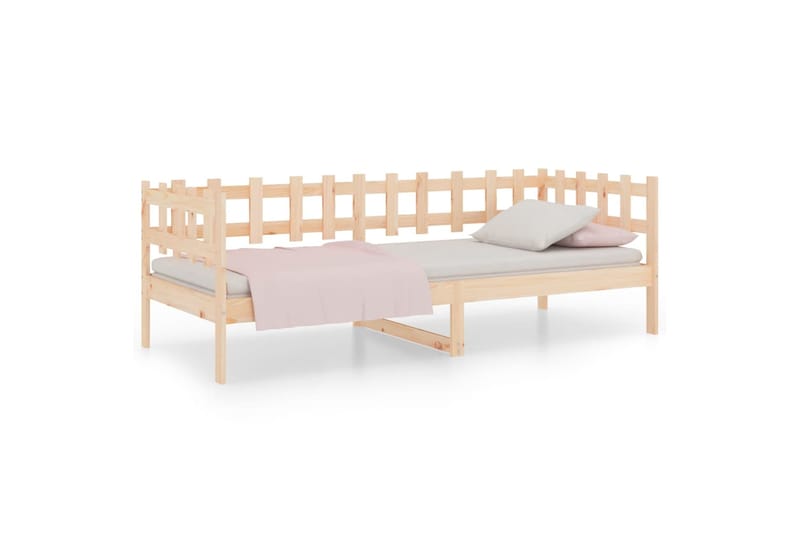 beBasic Sohvasänky 90x200 cm täysi mänty - Ruskea - Huonekalut - Sänky - Sänkykehikot & sängynrungot