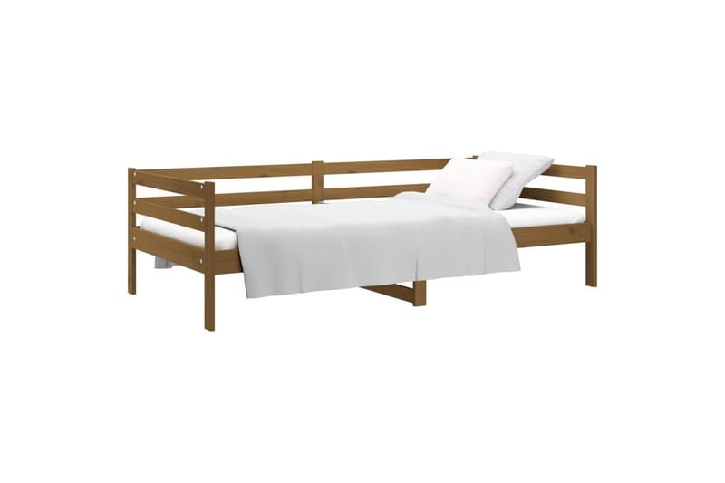 beBasic Sohvasänky hunajanruskea 90x190 cm täysi mänty - Ruskea - Huonekalut - Sänky - Sänkykehikot & sängynrungot