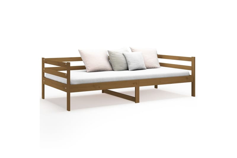 beBasic Sohvasänky hunajanruskea 90x190 cm täysi mänty - Ruskea - Huonekalut - Sänky - Sänkykehikot & sängynrungot