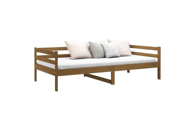 beBasic Sohvasänky hunajanruskea 90x190 cm täysi mänty - Ruskea - Huonekalut - Sänky - Sänkykehikot & sängynrungot