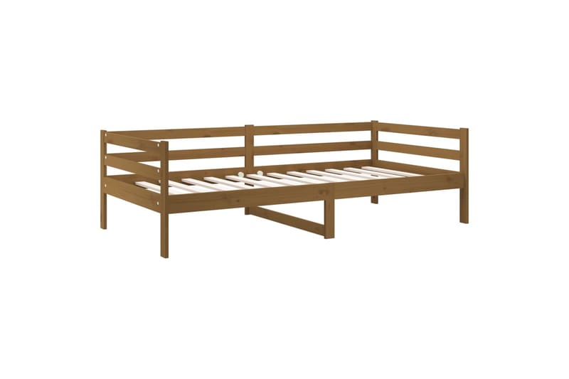 beBasic Sohvasänky hunajanruskea 90x190 cm täysi mänty - Ruskea - Huonekalut - Sänky - Sänkykehikot & sängynrungot