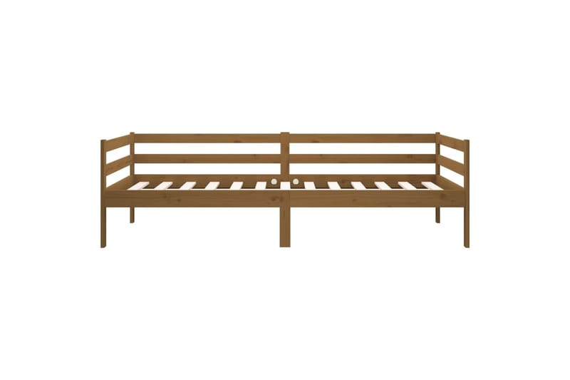 beBasic Sohvasänky hunajanruskea 90x190 cm täysi mänty - Ruskea - Huonekalut - Sänky - Sänkykehikot & sängynrungot