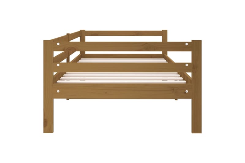 beBasic Sohvasänky hunajanruskea 90x190 cm täysi mänty - Ruskea - Huonekalut - Sänky - Sänkykehikot & sängynrungot