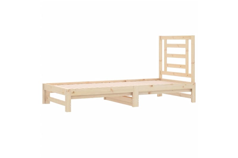 beBasic Sohvasänky ulosvedettävä 2x (90x190) cm täysi mänty - Ruskea - Huonekalut - Sänky - Sänkykehikot & sängynrungot