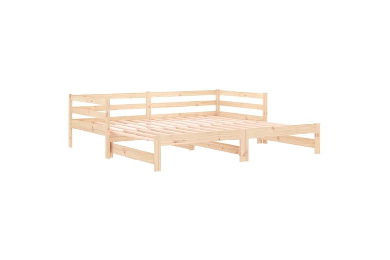 beBasic Sohvasänky ulosvedettävä 2x (90x190) cm täysi mänty - Ruskea - Huonekalut - Sänky - Sänkykehikot & sängynrungot