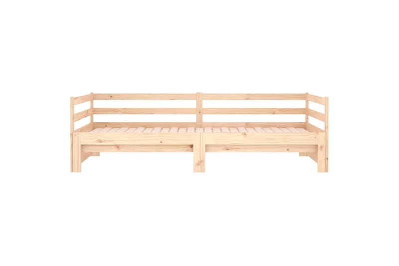 beBasic Sohvasänky ulosvedettävä 2x (90x190) cm täysi mänty - Ruskea - Huonekalut - Sänky - Sänkykehikot & sängynrungot