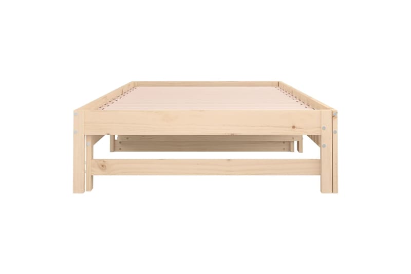 beBasic Sohvasänky ulosvedettävä 2x (90x190) cm täysi mänty - Ruskea - Huonekalut - Sänky - Sänkykehikot & sängynrungot