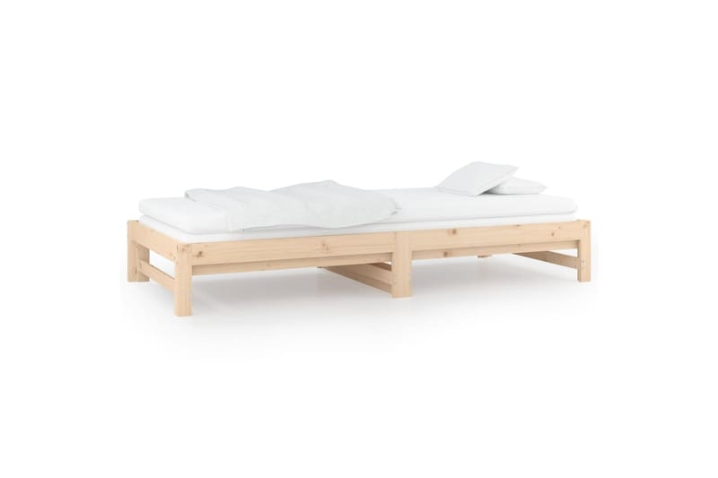 beBasic Sohvasänky ulosvedettävä 2x (90x190) cm täysi mänty - Ruskea - Huonekalut - Sänky - Sänkykehikot & sängynrungot