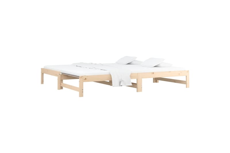 beBasic Sohvasänky ulosvedettävä 2x (90x190) cm täysi mänty - Ruskea - Huonekalut - Sänky - Sänkykehikot & sängynrungot