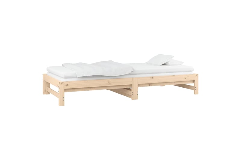 beBasic Sohvasänky ulosvedettävä 2x (90x190) cm täysi mänty - Ruskea - Huonekalut - Sänky - Sänkykehikot & sängynrungot