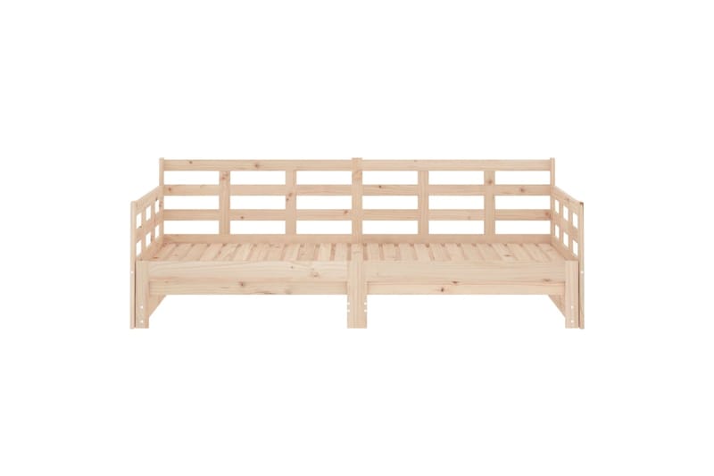 beBasic Sohvasänky ulosvedettävä täysi mänty 2x (80x200) cm - Ruskea - Huonekalut - Sohva - Sohvasängyt