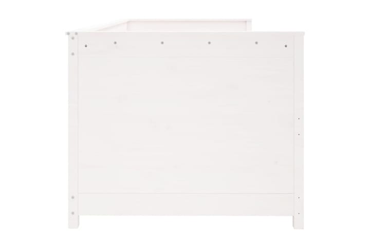 beBasic Sohvasänky valkoinen 75x190 cm täysi mänty - Valkoinen - Sänkykehikot & sängynrungot