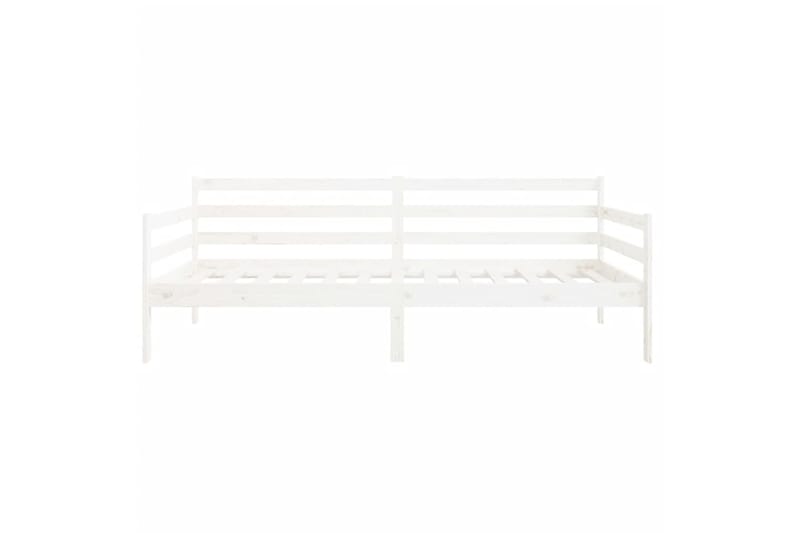 beBasic Sohvasänky valkoinen 90x190 cm täysi mänty - Valkoinen - Huonekalut - Sänky - Sänkykehikot & sängynrungot