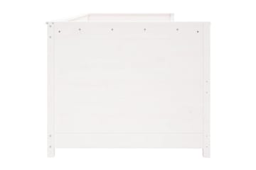 beBasic Sohvasänky valkoinen 90x190 cm täysi mänty - Valkoinen - Huonekalut - Sänky - Sänkykehikot & sängynrungot