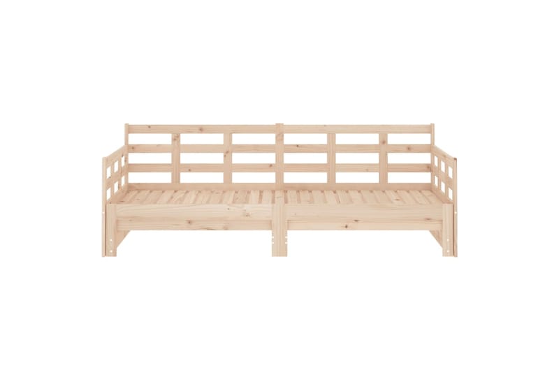 beBasic Päivävuode ulosvedettävä täysi mänty 2x (90x190) cm - Ruskea - Huonekalut - Sänky - Sänkykehikot & sängynrungot