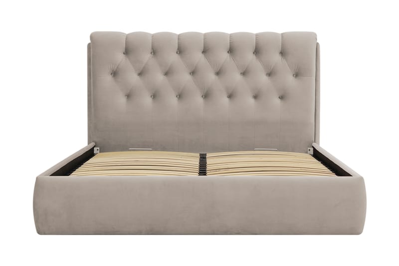 Bedford Sänkysetti säilytystilalla 160x200 cm - Beige - Huonekalut - Sänky - Sänkypaketti