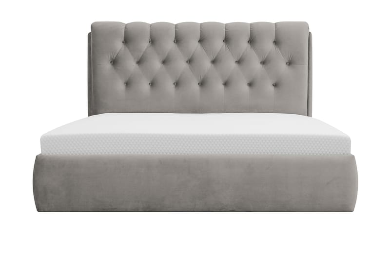 Bedford Sänkysetti säilytystilalla 160x200 cm - Harmaa - Huonekalut - Sänky - Sänkypaketti