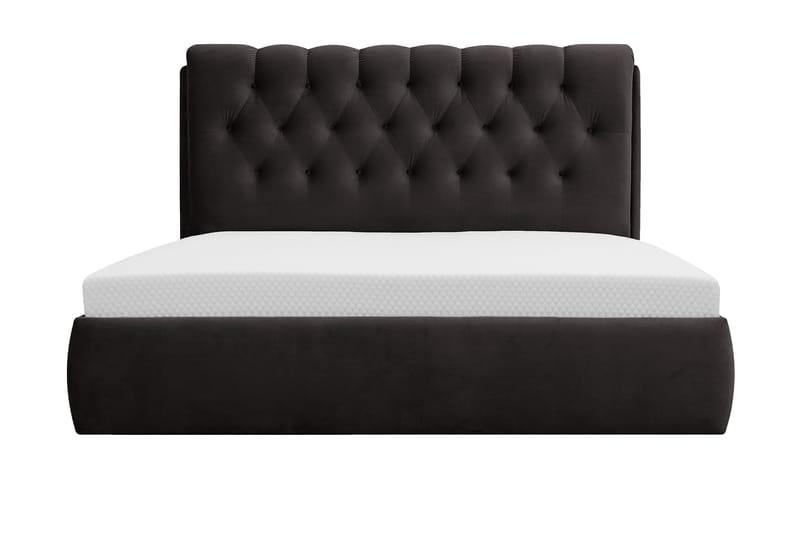 Bedford Sänkysetti säilytystilalla 160x200 cm - Musta - Huonekalut - Sänky - Sänkypaketti