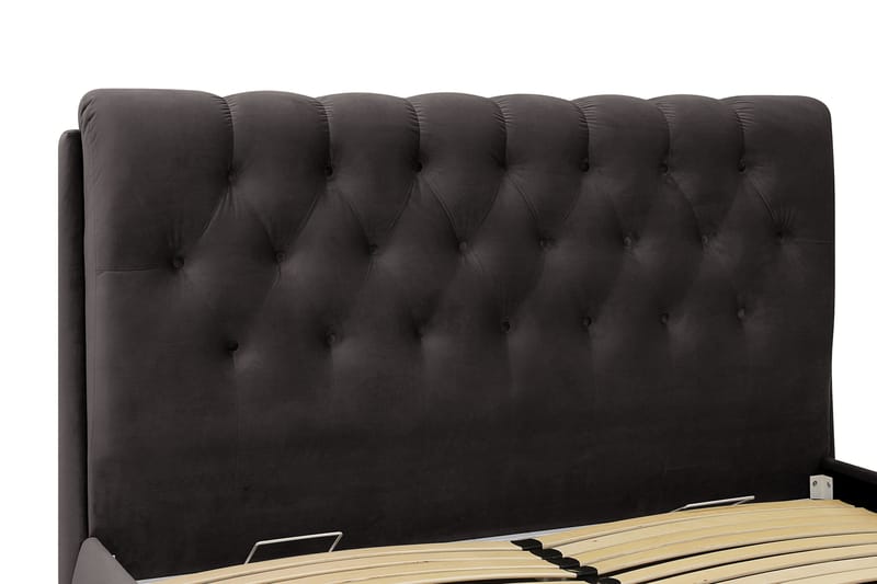 Bedford Sänkysetti säilytystilalla 160x200 cm - Musta - Huonekalut - Sänky - Sänkypaketti