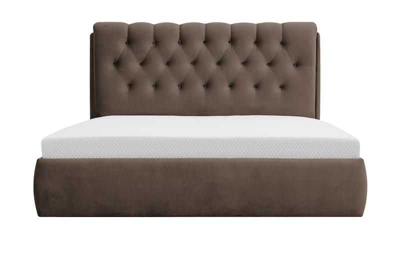 Bedford Sänkysetti säilytystilalla 160x200 cm - Ruskea - Huonekalut - Sänky - Sänkypaketti