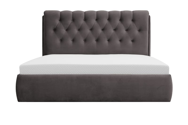 Bedford Sänkysetti säilytystilalla 160x200 cm - Tummanharmaa - Huonekalut - Sänky - Sänkypaketti
