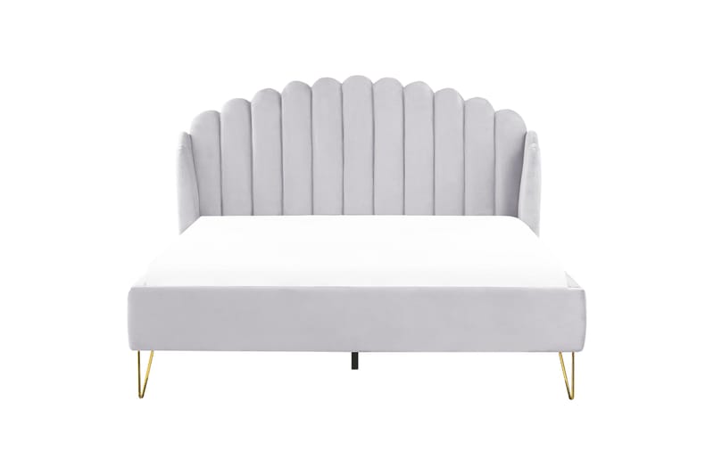 Benicio Sänkykehys 180x200 cm - Harmaa/Kulta - Huonekalut - Sänky - Sänkykehikot & sängynrungot