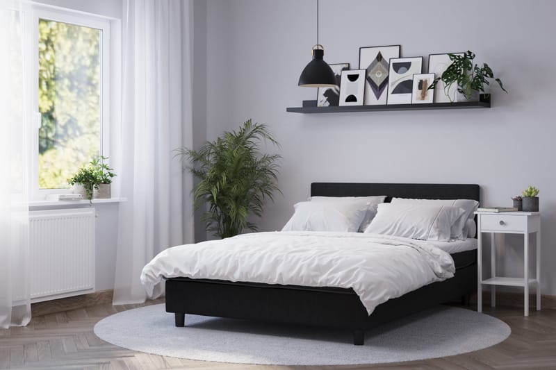 Billingen Jenkkisänky 120x200 cm - Musta - Huonekalut - Sänky - Jenkkisängyt