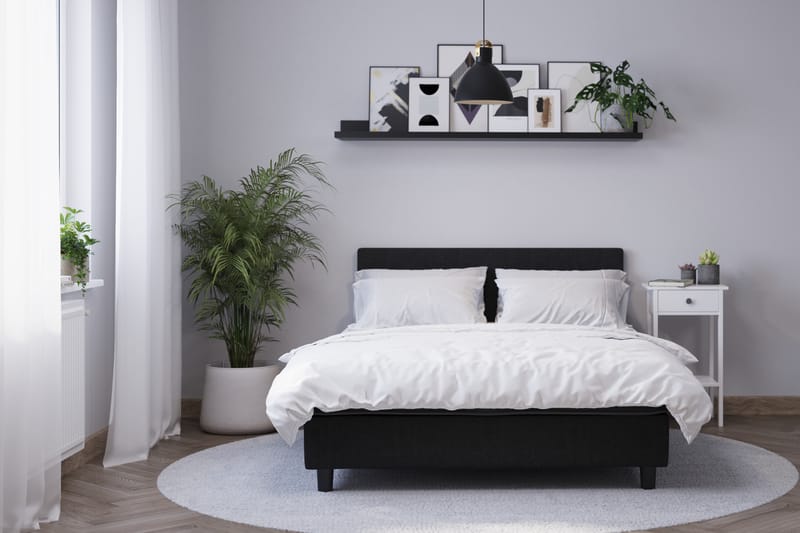 Billingen Jenkkisänky 120x200 cm - Musta - Huonekalut - Sänky - Jenkkisängyt