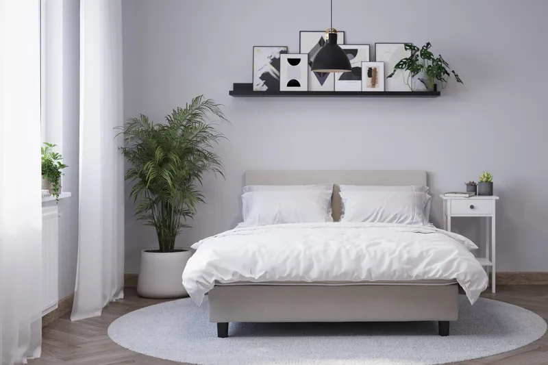 Billingen Jenkkisänky 90x200 cm - Beige - Huonekalut - Sänky - Yhden hengen sängyt