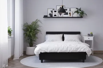 Billingen Sänkypaketti 180x200 cm - Musta - Huonekalut - Sänky - Yhden hengen sängyt