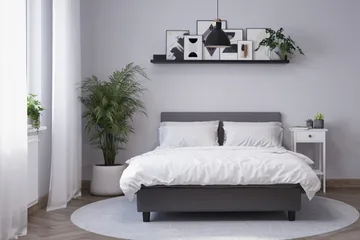 Billingen täydellinen sänkypaketti 120 × 200 cm - Harmaa - Huonekalut - Sänky - Jenkkisängyt