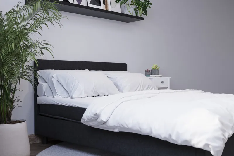 Billingen täydellinen sänkypaketti 120 × 200 cm - Musta - Huonekalut - Sänky - Jenkkisängyt