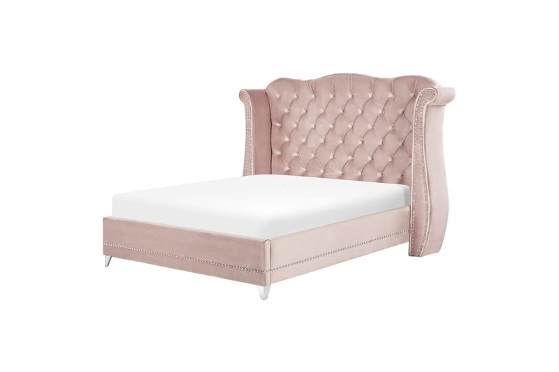 Bode Sänkykehys 180x200 cm - Vaaleanpunainen - Huonekalut - Sänky - Sänkykehikot & sängynrungot