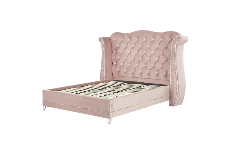 Bode Sänkykehys 180x200 cm, Vaaleanpunainen