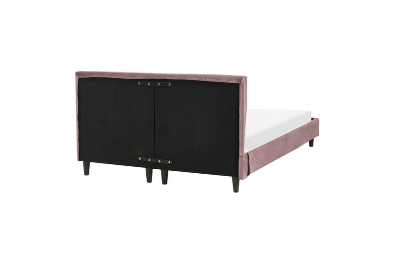 Bossom Sänkykehys 140x200 cm - Vaaleanpunainen/Tumma puu - Huonekalut - Sänky - Sänkykehikot & sängynrungot