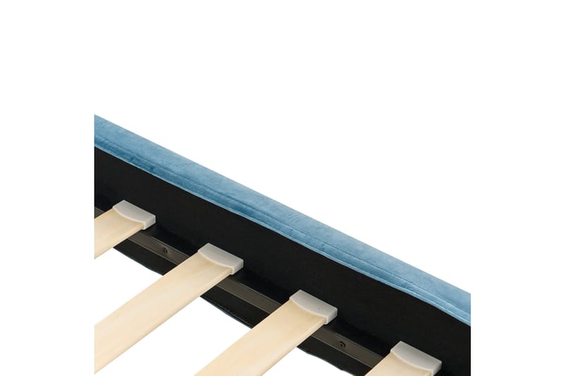 Bossom Sänkykehys 90x200 cm - Sininen/Tumma puu - Huonekalut - Sänky - Sänkykehikot & sängynrungot