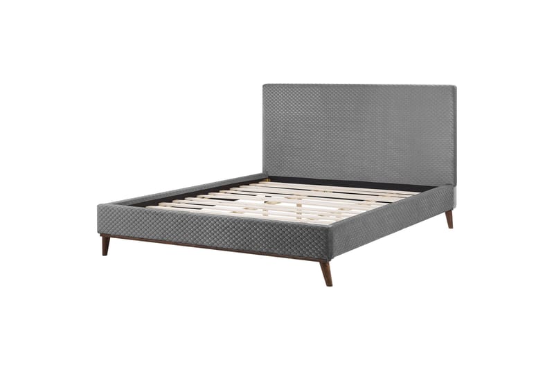Braydon Sänkykehys 180x200 cm, Harmaa/Tumma puu