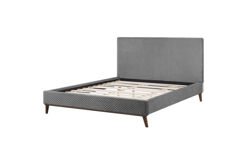 Braydon Sänkykehys 180x200 cm, Harmaa/Tumma puu