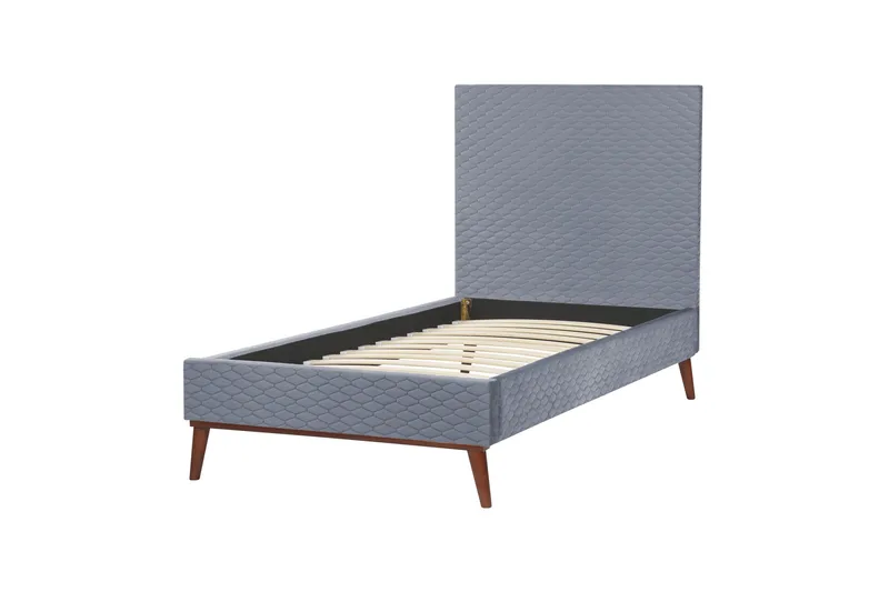 Braydon Sänkykehys 90x200 cm, Harmaa/Tumma puu