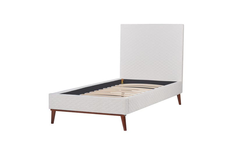 Braydon Sänkykehys 90x200 cm, Valkoinen/Tumma puu
